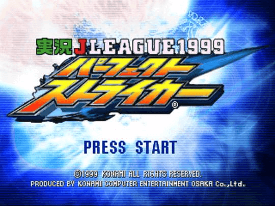 Jikkyou J.League 1999 Perfect Striker screenshot 3 for Playstation